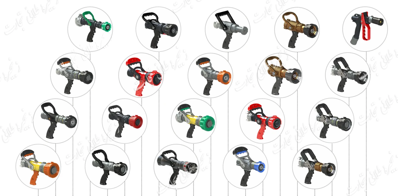 انواع نازل های آتش نشانی POK 